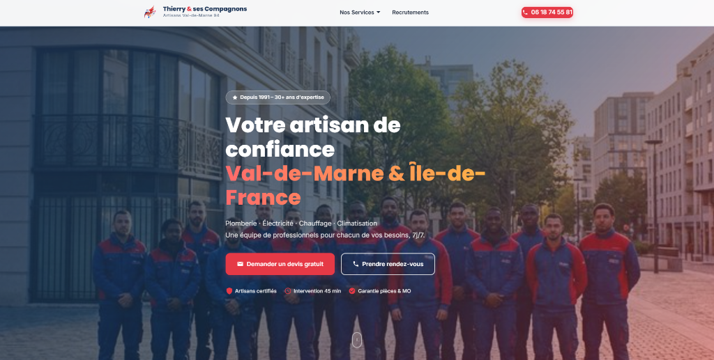 Site Thierry et ses compagnons